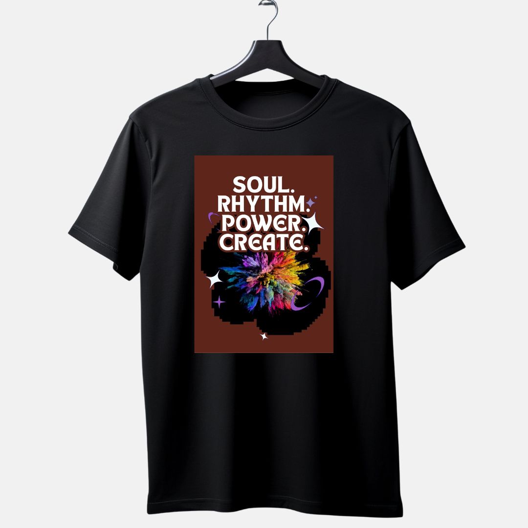 Soul Rhythm Power Create – Unisex Short Sleeve Tee