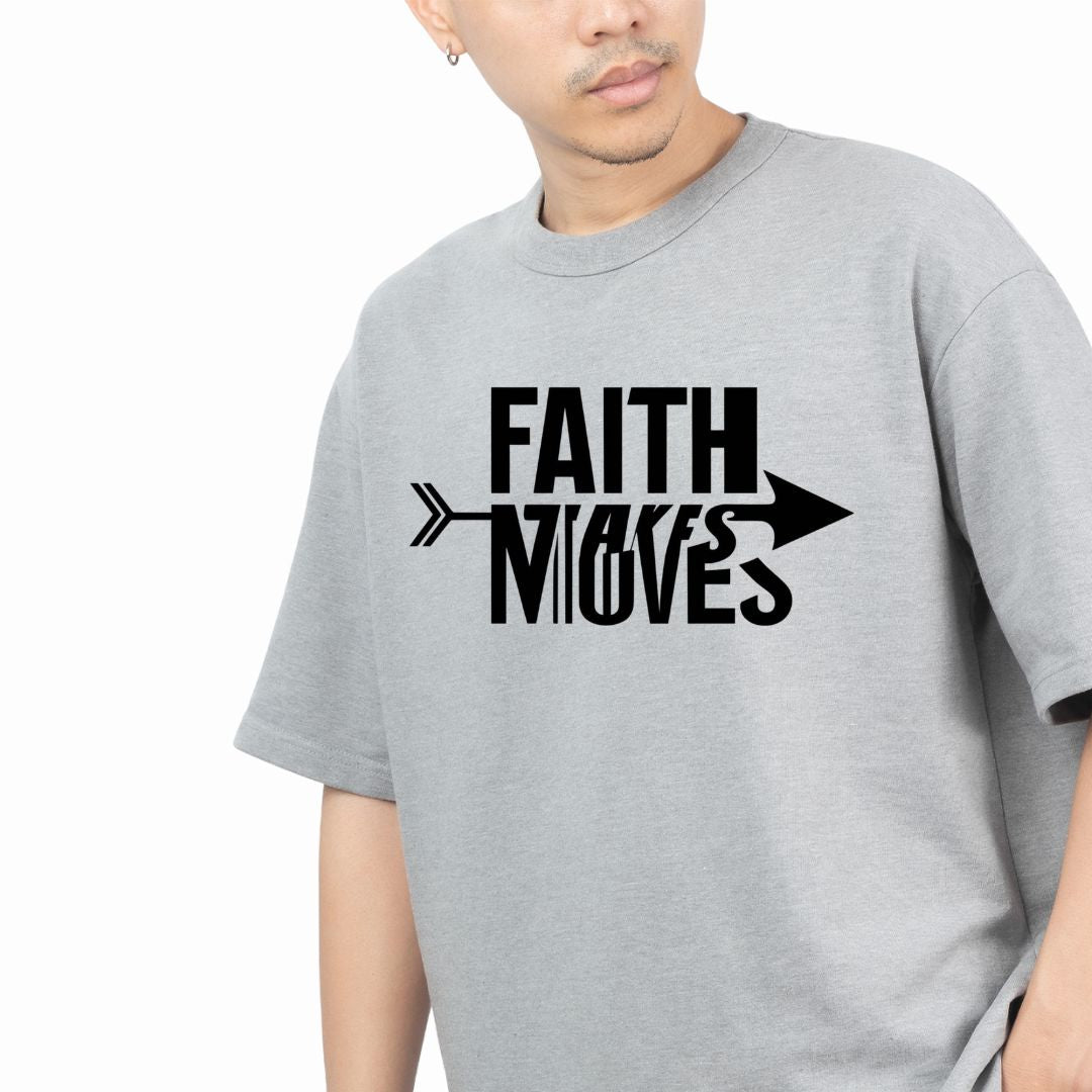 Faith Makes Moves Short-Sleeve T-Shirt Ivriy American™