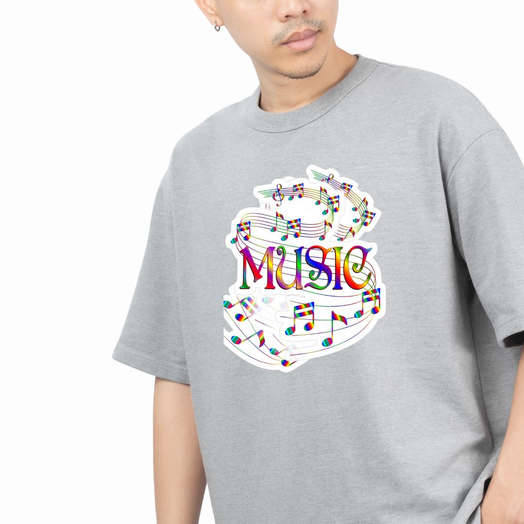 MUSIC Notes Short Sleeve T-Shirt – Unisex