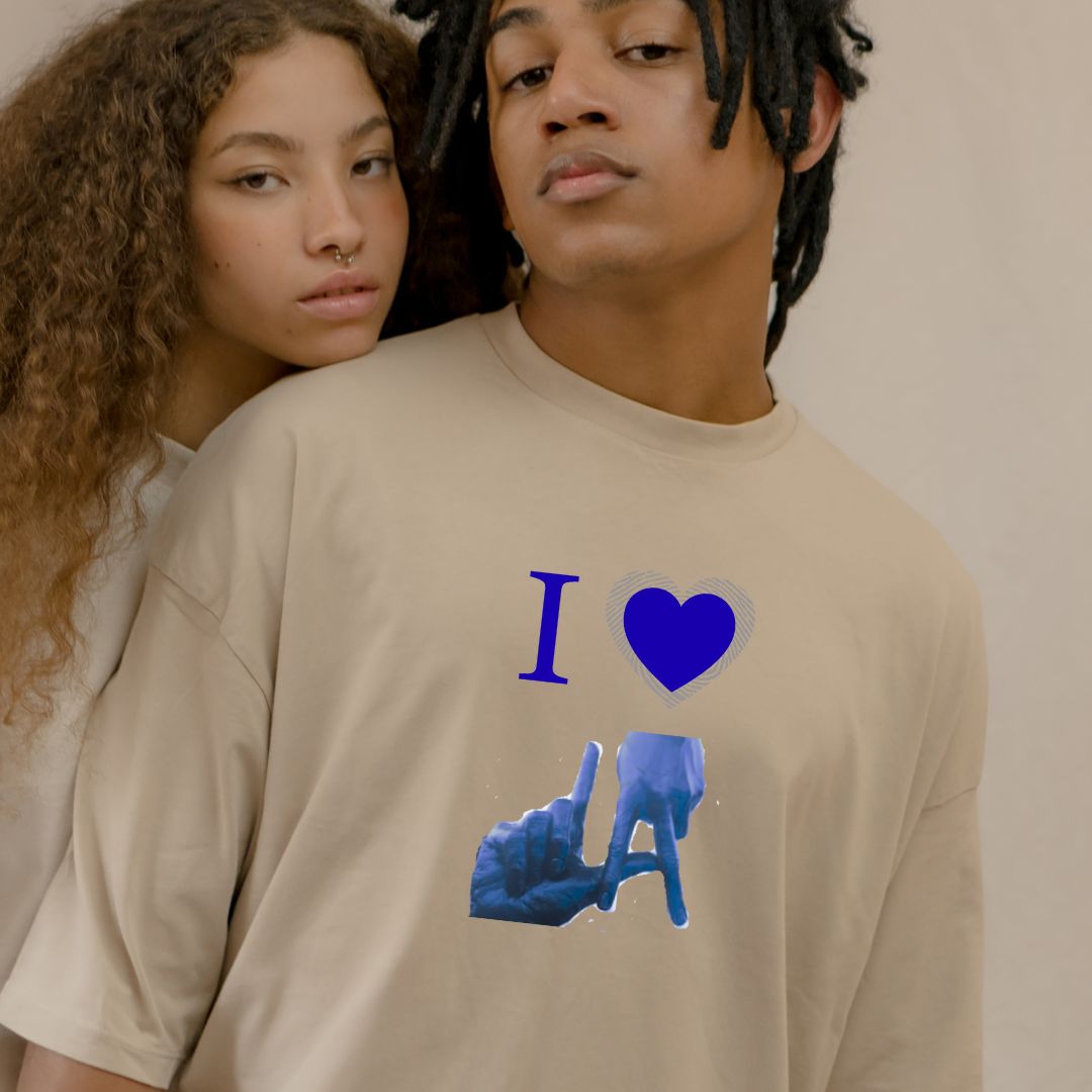 I Love L.A. Short-Sleeve T-Shirt Ivriy American™