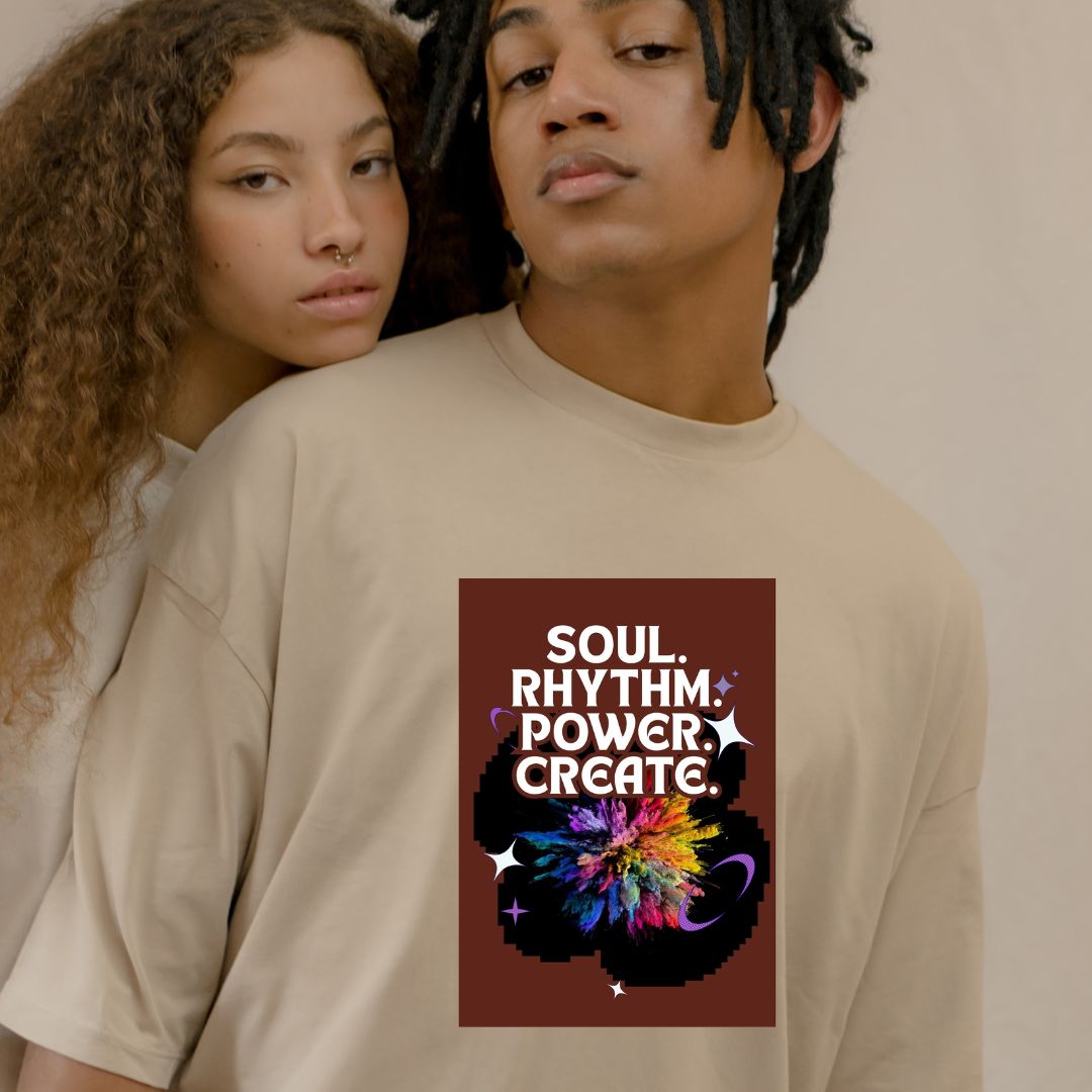 Soul Rhythm Power Create – Unisex Short Sleeve Tee