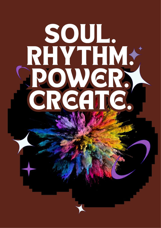 Soul Rhythm Power Create – Unisex Short Sleeve Tee
