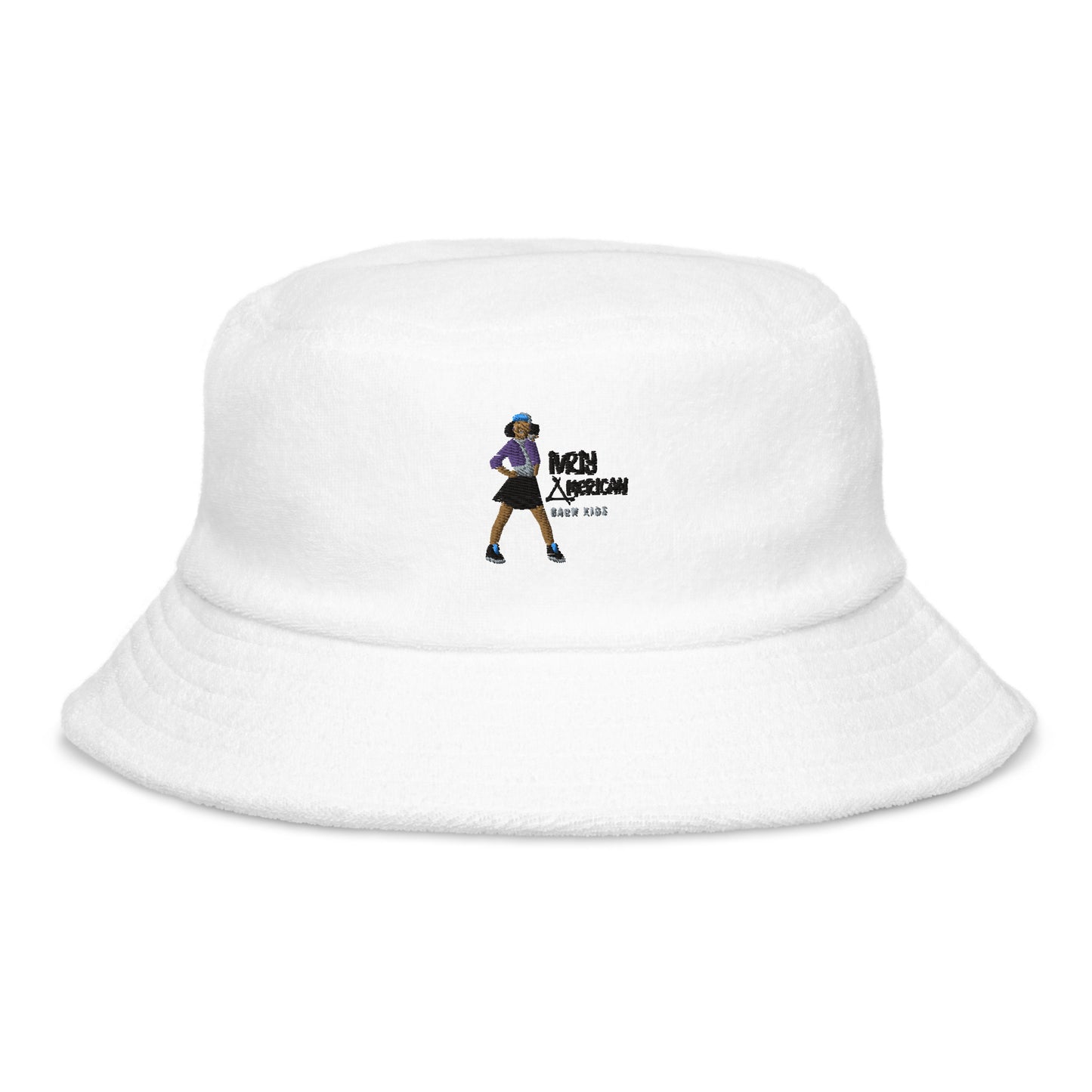 Terry cloth bucket hat