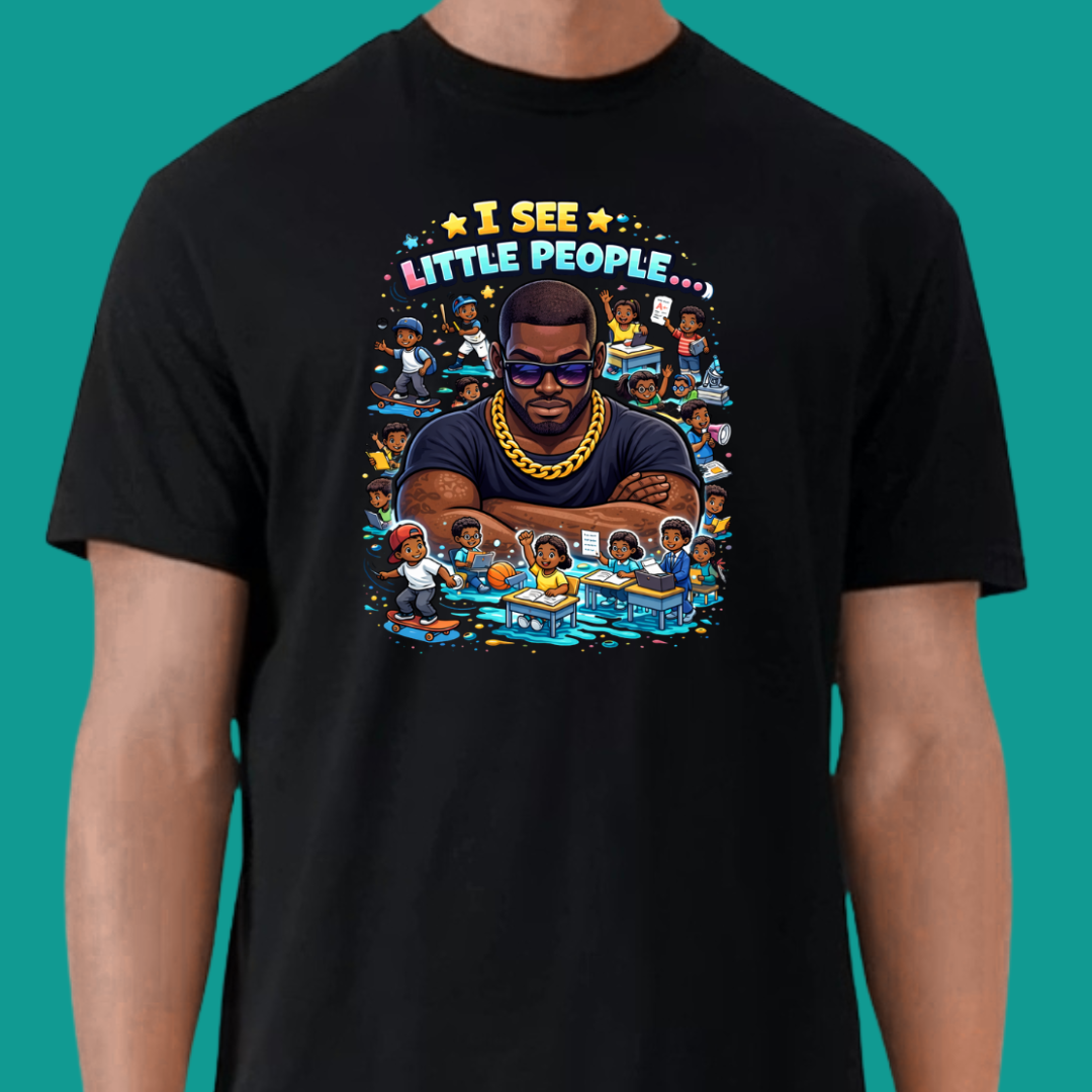 I See Little People Graphic T-Shirt | Family Humor Shirt
