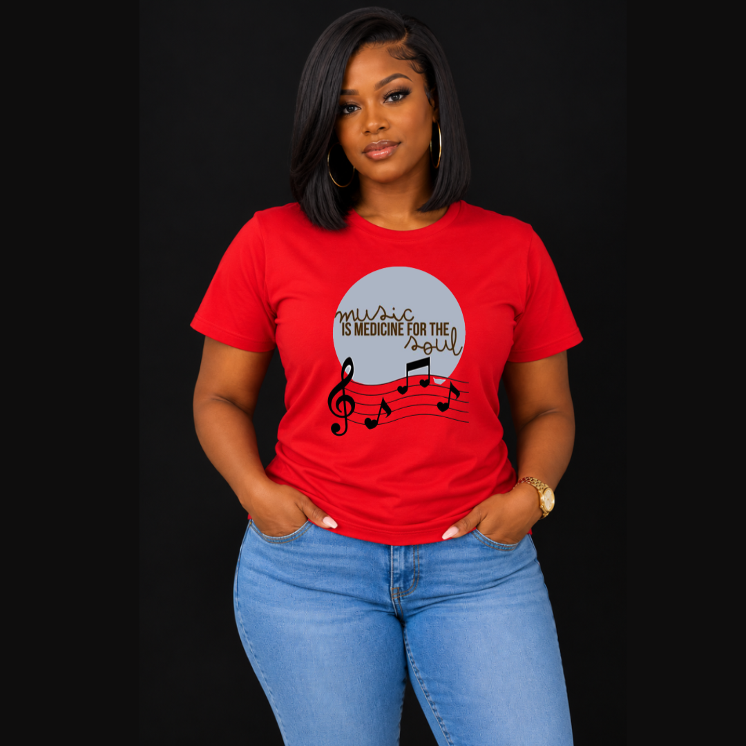 Music Is Medicine for the Soul – Unisex Short Sleeve T-Shirt