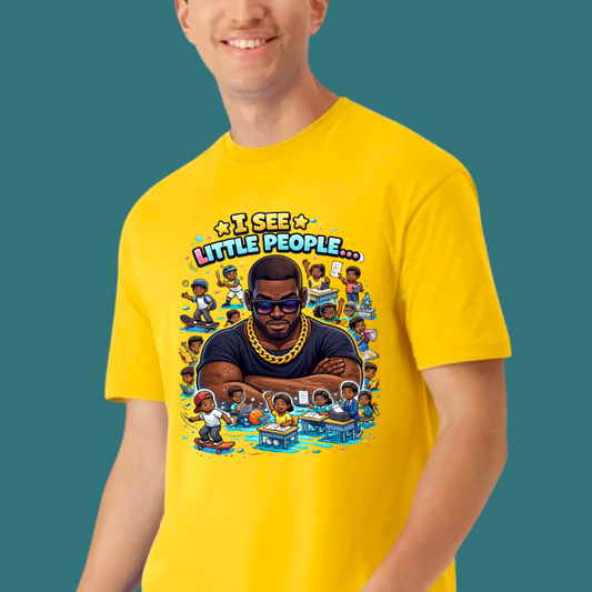 I See Little People Graphic T-Shirt | Family Humor Shirt