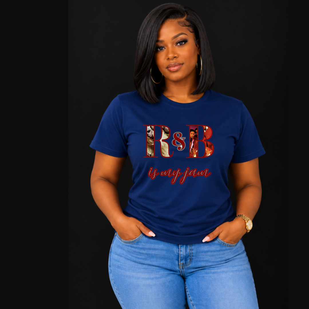 R&B Is My Jam T-Shirt | Vintage Music Lover Graphic Tee