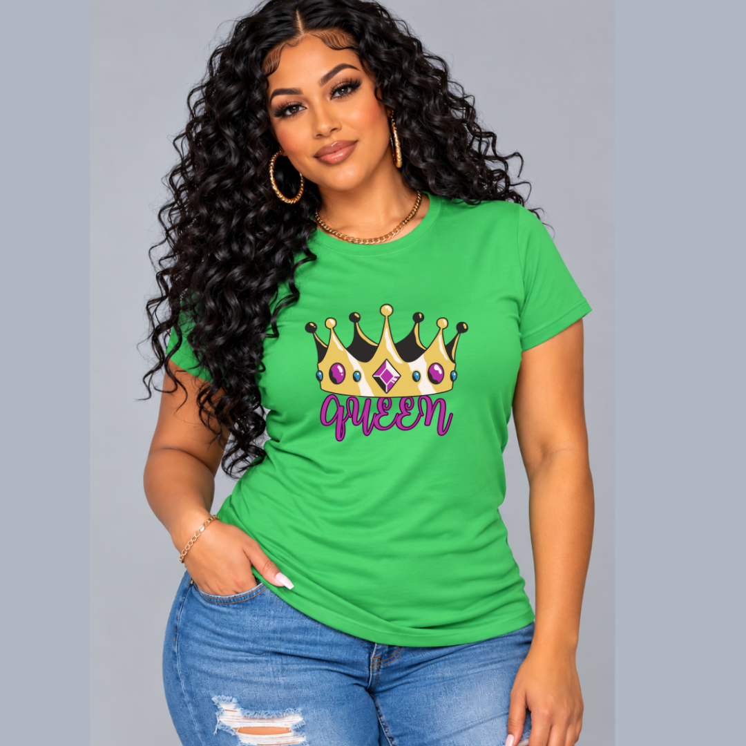 Queen T-Shirt | Empowered Women Graphic Tee | Ivriy American Streetwear