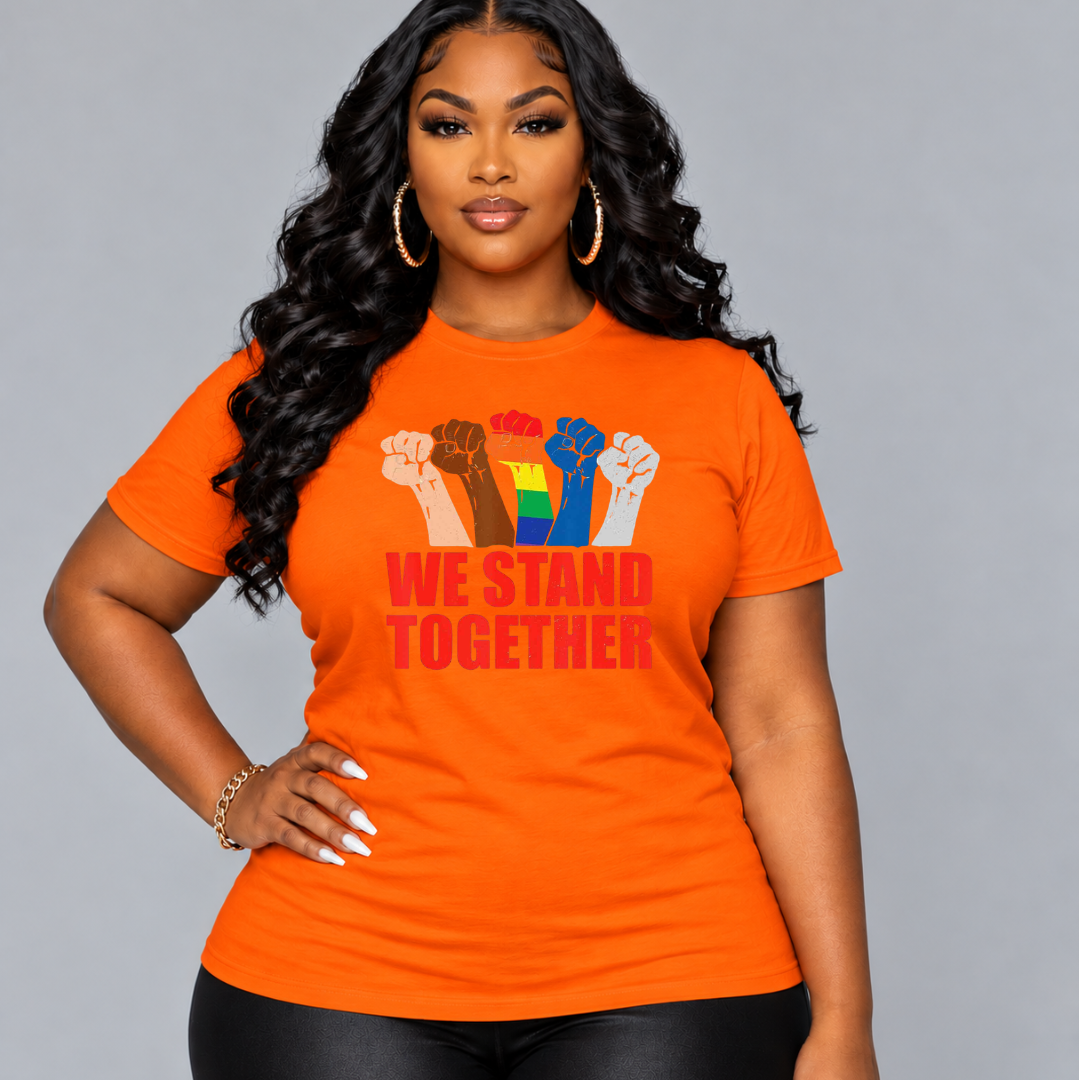 We Stand Together T-Shirt | Unity, Strength & Community Graphic Tee