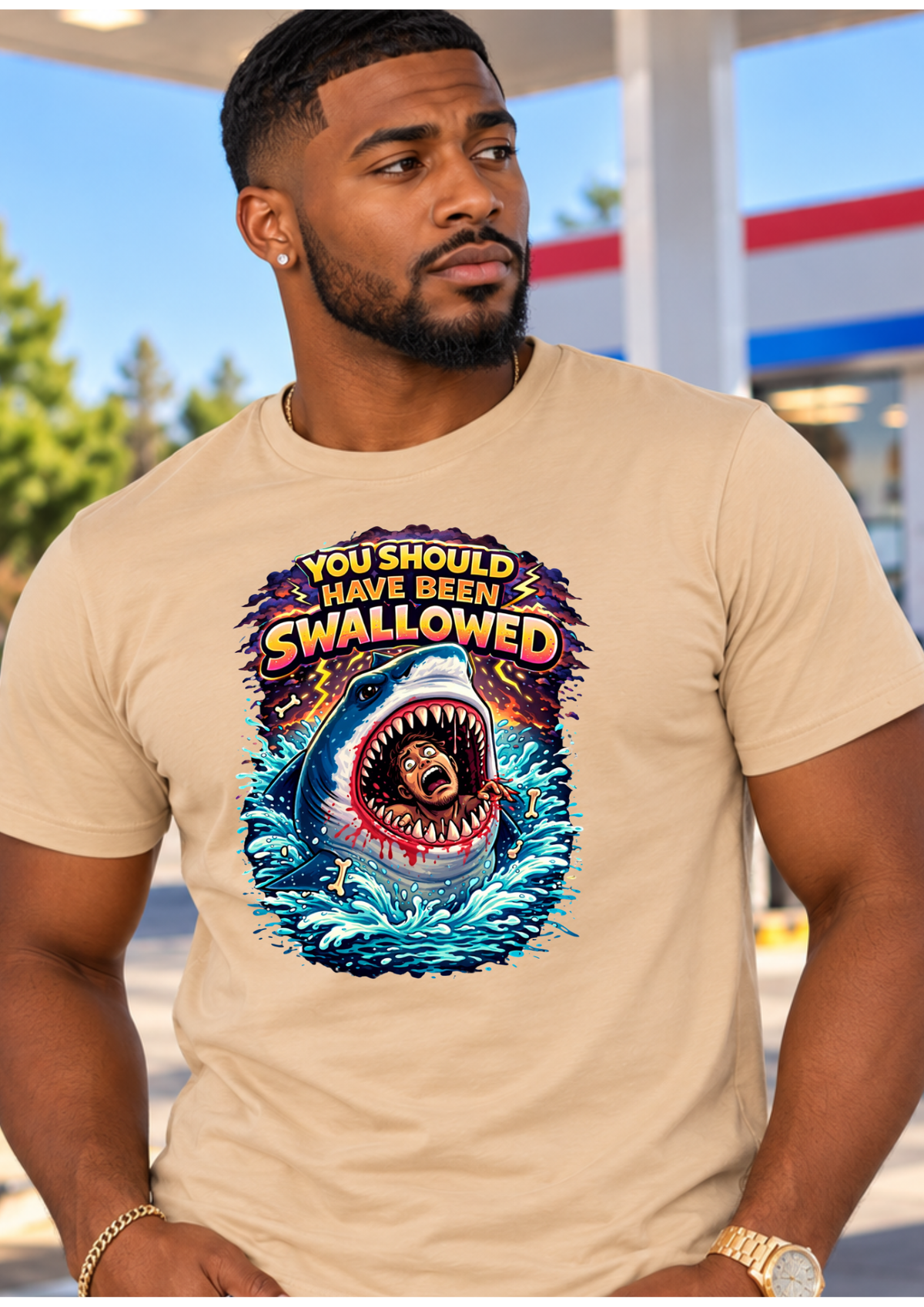 You Should Have Been Swallowed T-Shirt | Funny Sarcastic Graphic Tee | Ivriy American