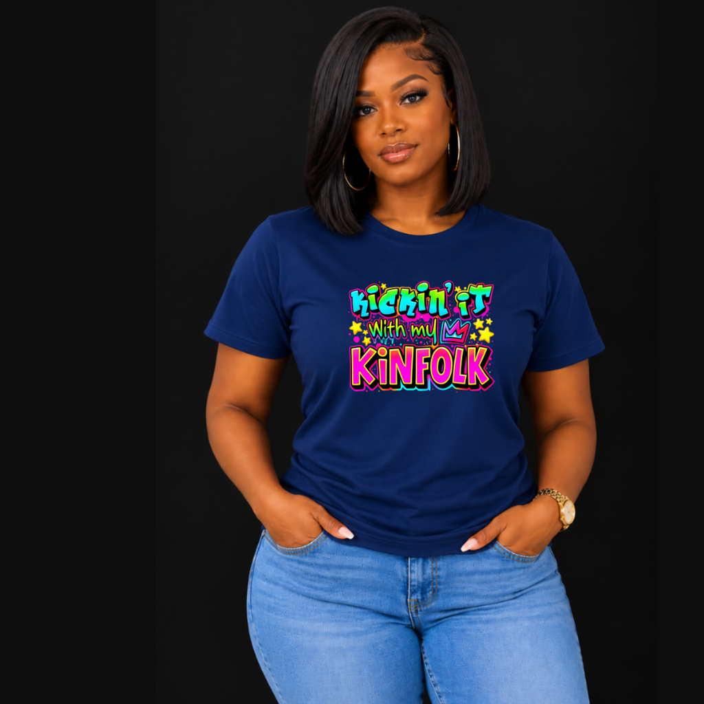Kickin’ It With My Kinfolk T-Shirt – Bold Urban Streetwear