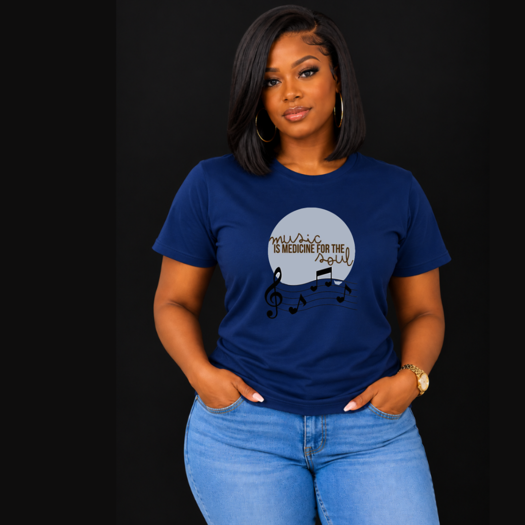 Music Is Medicine for the Soul – Unisex Short Sleeve T-Shirt