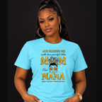 Mom and Nana T-Shirt | Family Graphic Tee Gift for Moms & Grandmas | Ivriy American