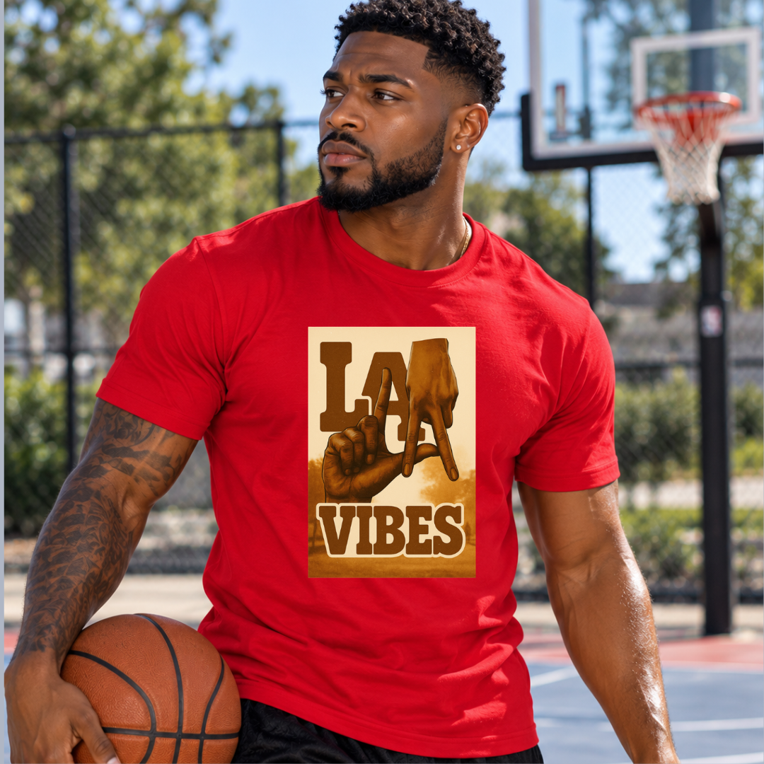 Los Angeles Brown T-Shirt  Ivriy American Streetwear