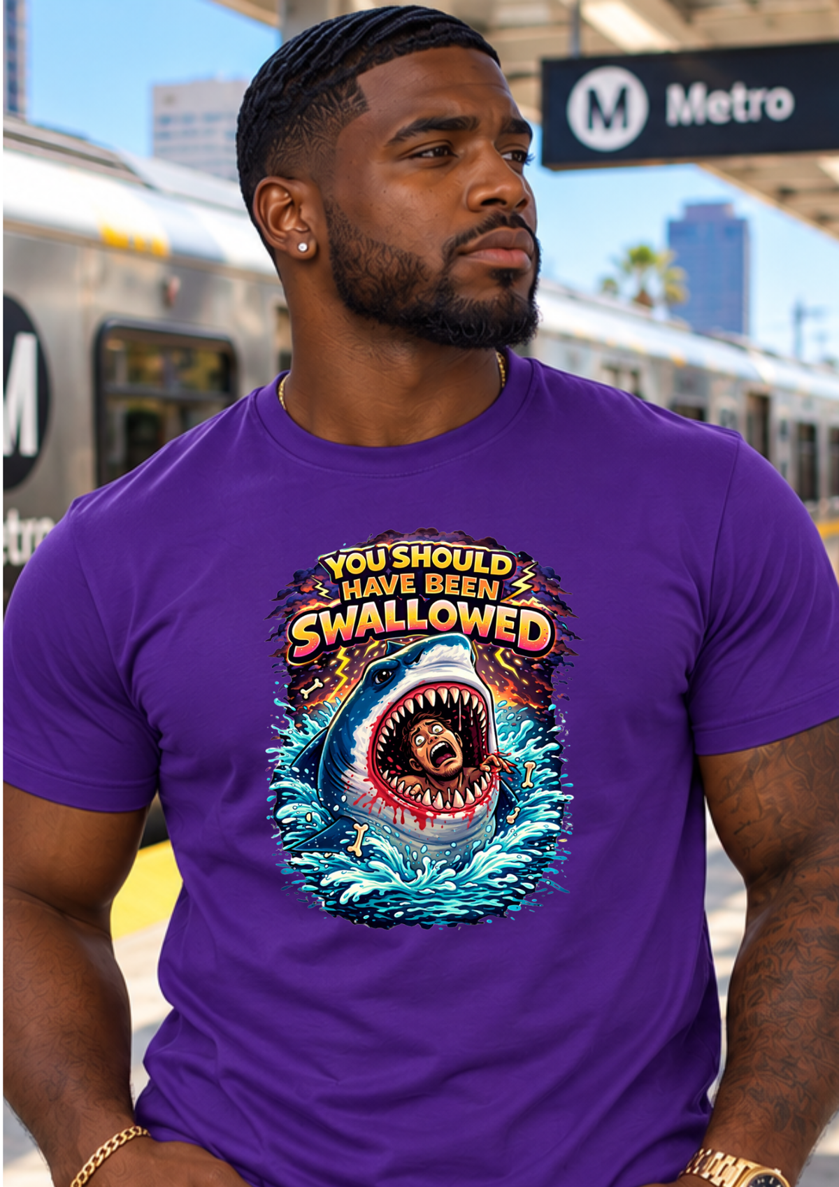 You Should Have Been Swallowed T-Shirt | Funny Sarcastic Graphic Tee | Ivriy American