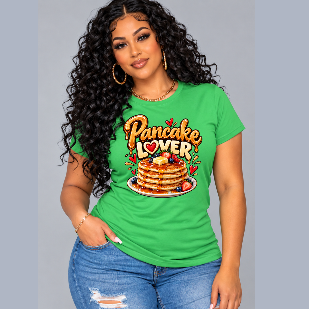 Pancake Lover T-Shirt – Stack Up the Good Vibes