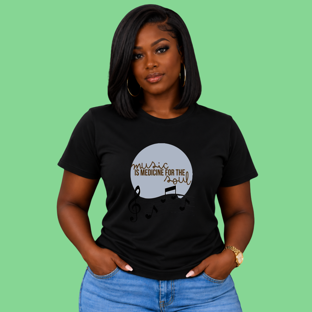 Music Is Medicine for the Soul – Unisex Short Sleeve T-Shirt