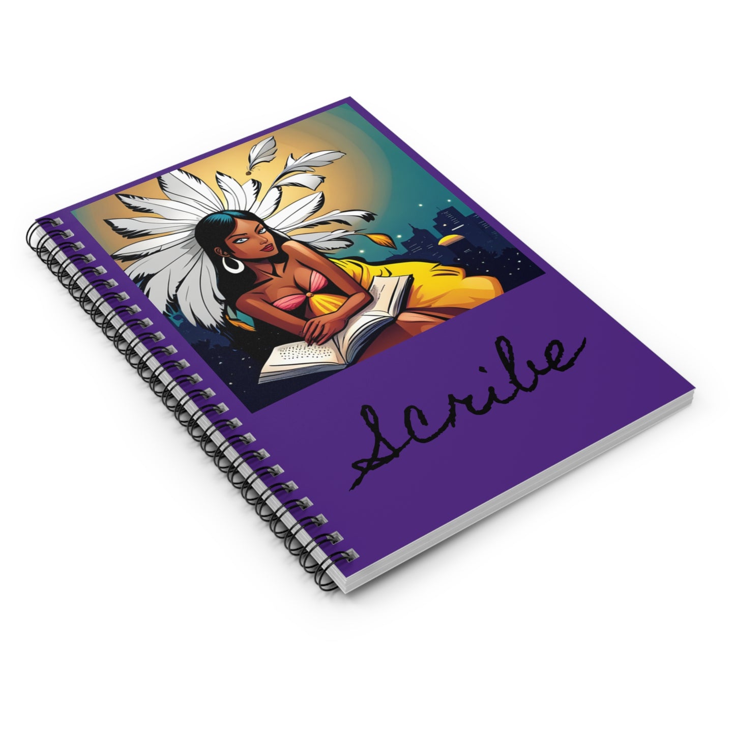 "Scribe" Ivriy American Spiral Notebook - Ruled Line