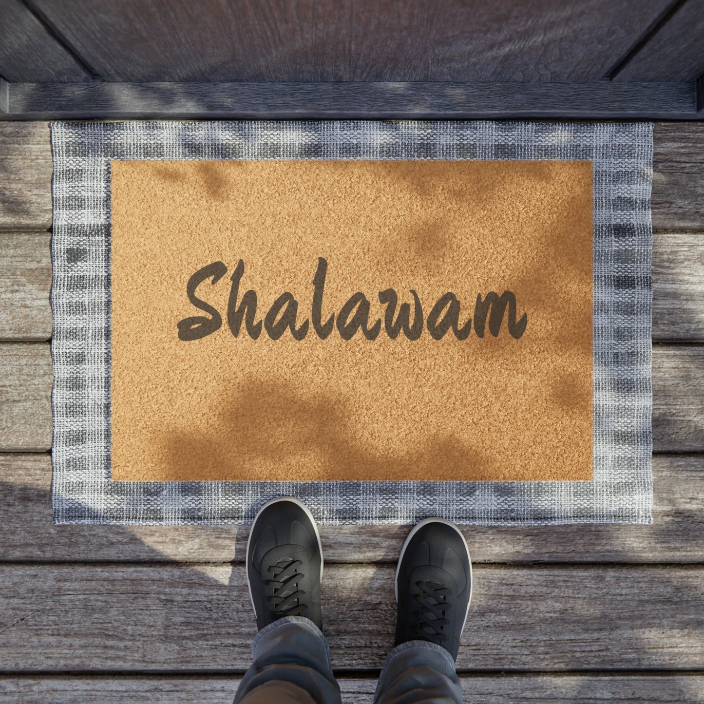 Shalom/Doormat/Christian/Welcome Mat