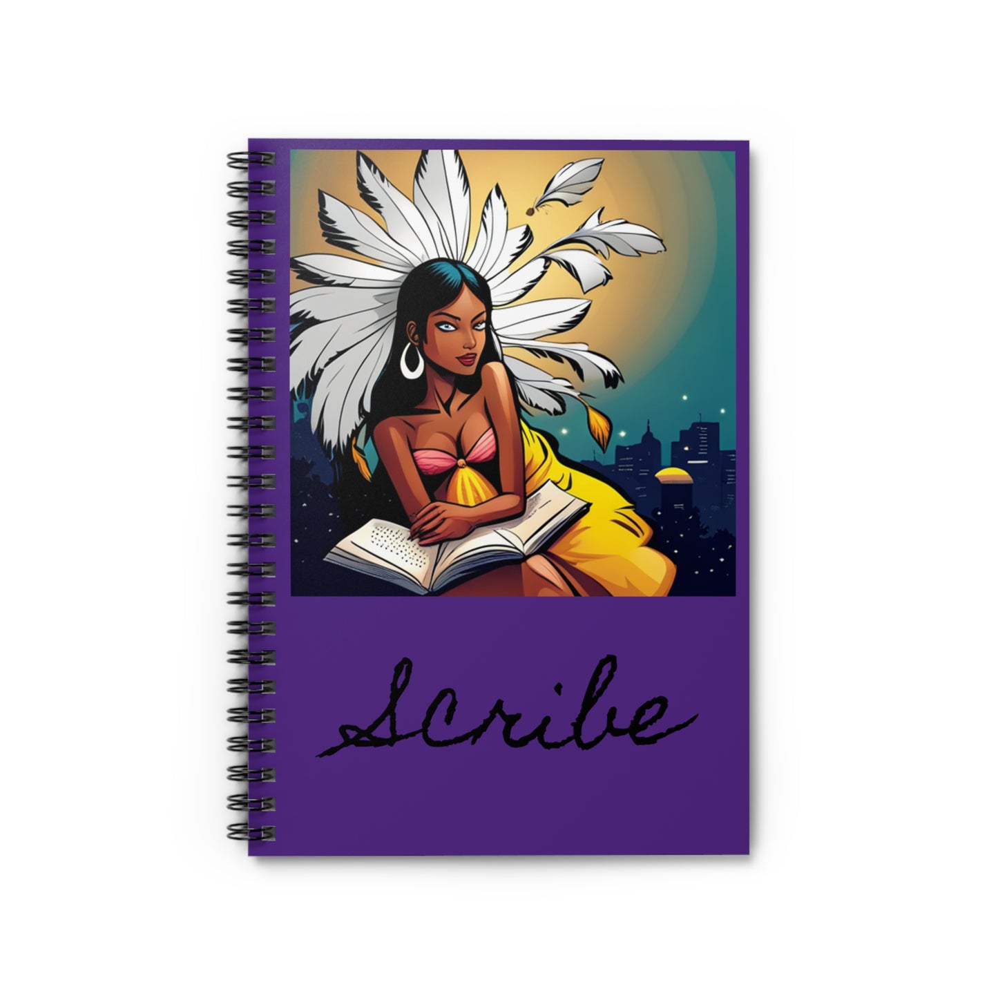 "Scribe" Ivriy American Spiral Notebook - Ruled Line