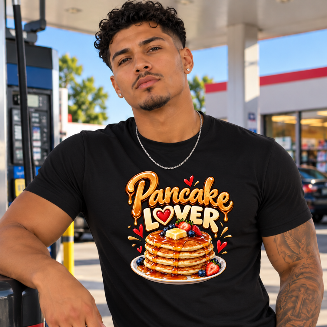 Pancake Lover T-Shirt – Stack Up the Good Vibes