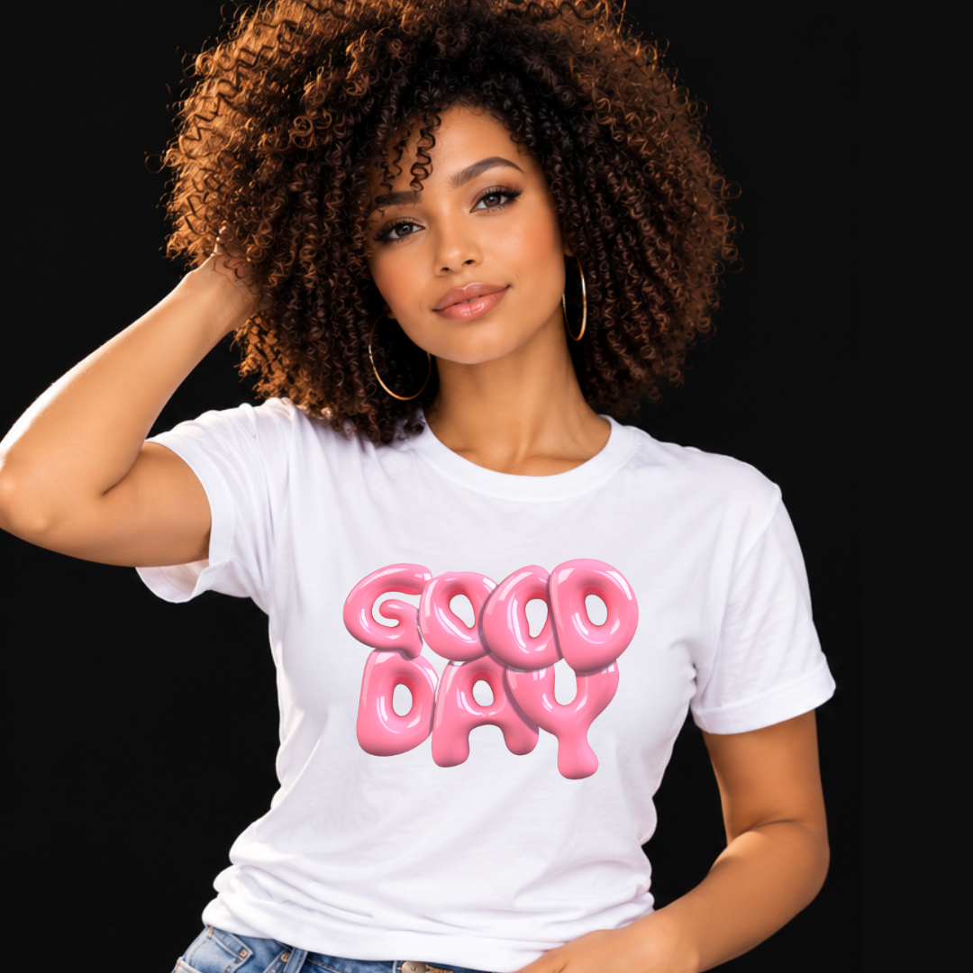 Good Day T-Shirt | Positive Vibes Graphic Tee | Ivriy American