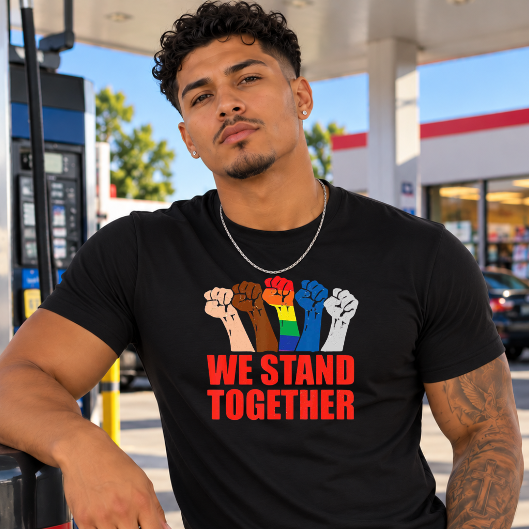 We Stand Together T-Shirt | Unity, Strength & Community Graphic Tee