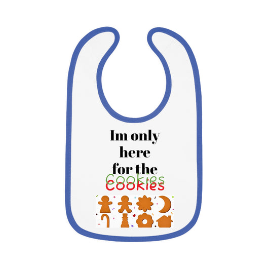 Baby Contrast Trim Jersey Bib