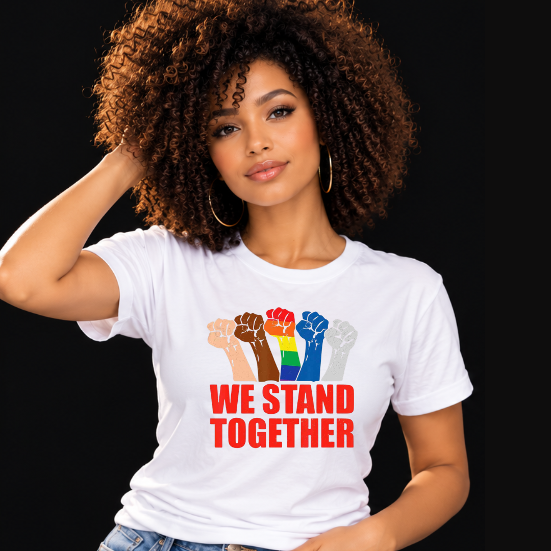 We Stand Together T-Shirt | Unity, Strength & Community Graphic Tee