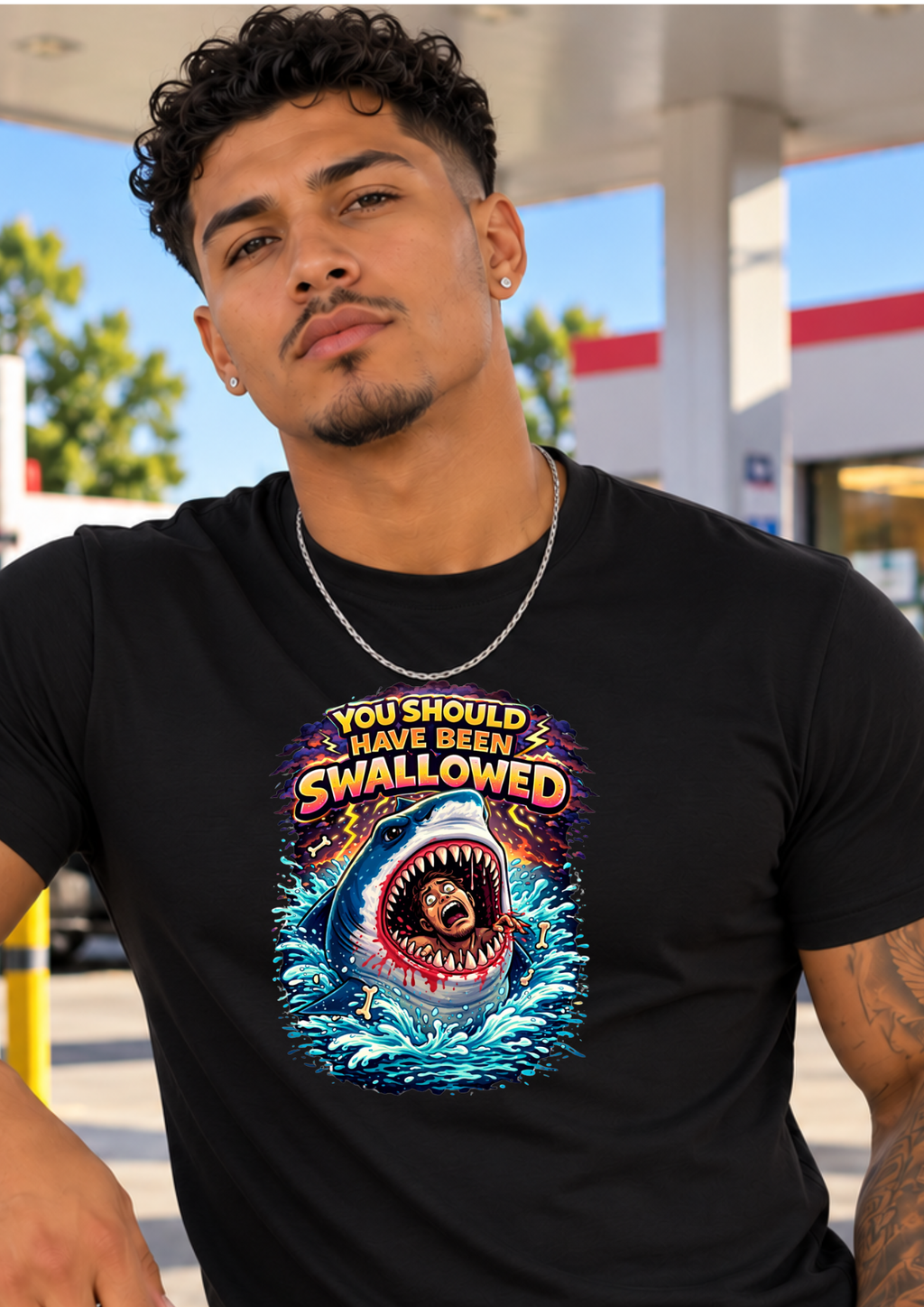 You Should Have Been Swallowed T-Shirt | Funny Sarcastic Graphic Tee | Ivriy American