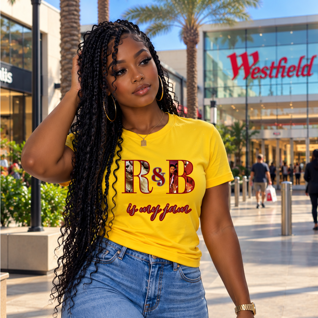 R&B Is My Jam T-Shirt | Vintage Music Lover Graphic Tee