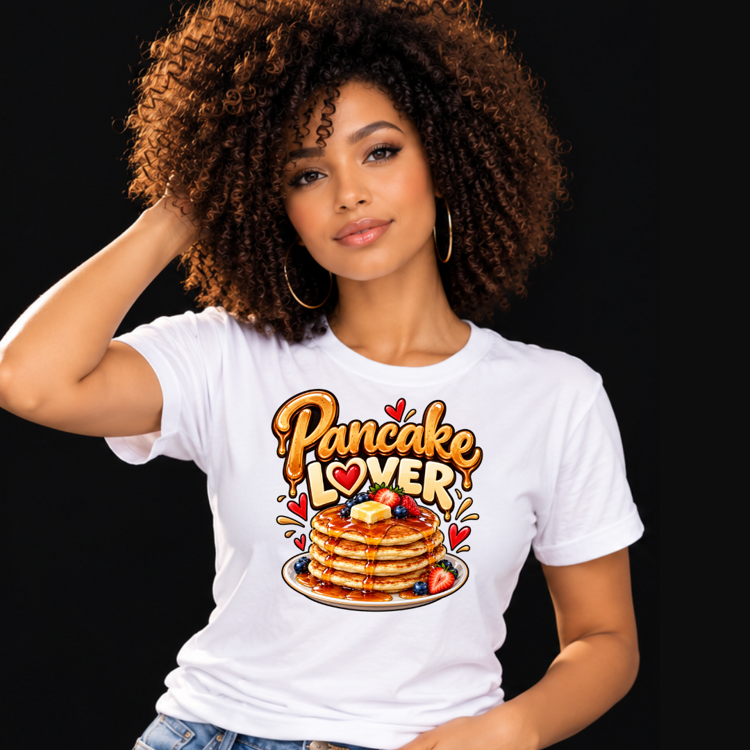 Pancake Lover T-Shirt – Stack Up the Good Vibes