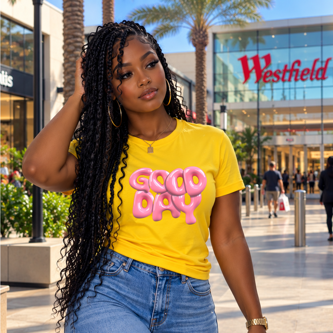 Good Day T-Shirt | Positive Vibes Graphic Tee | Ivriy American
