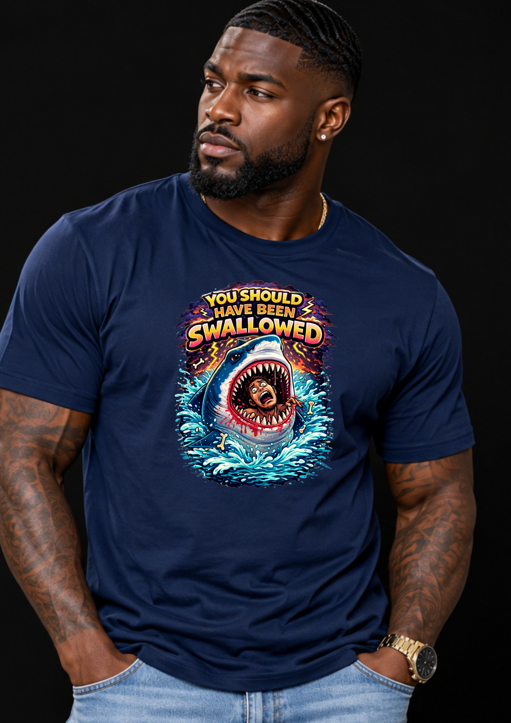 You Should Have Been Swallowed T-Shirt | Funny Sarcastic Graphic Tee | Ivriy American
