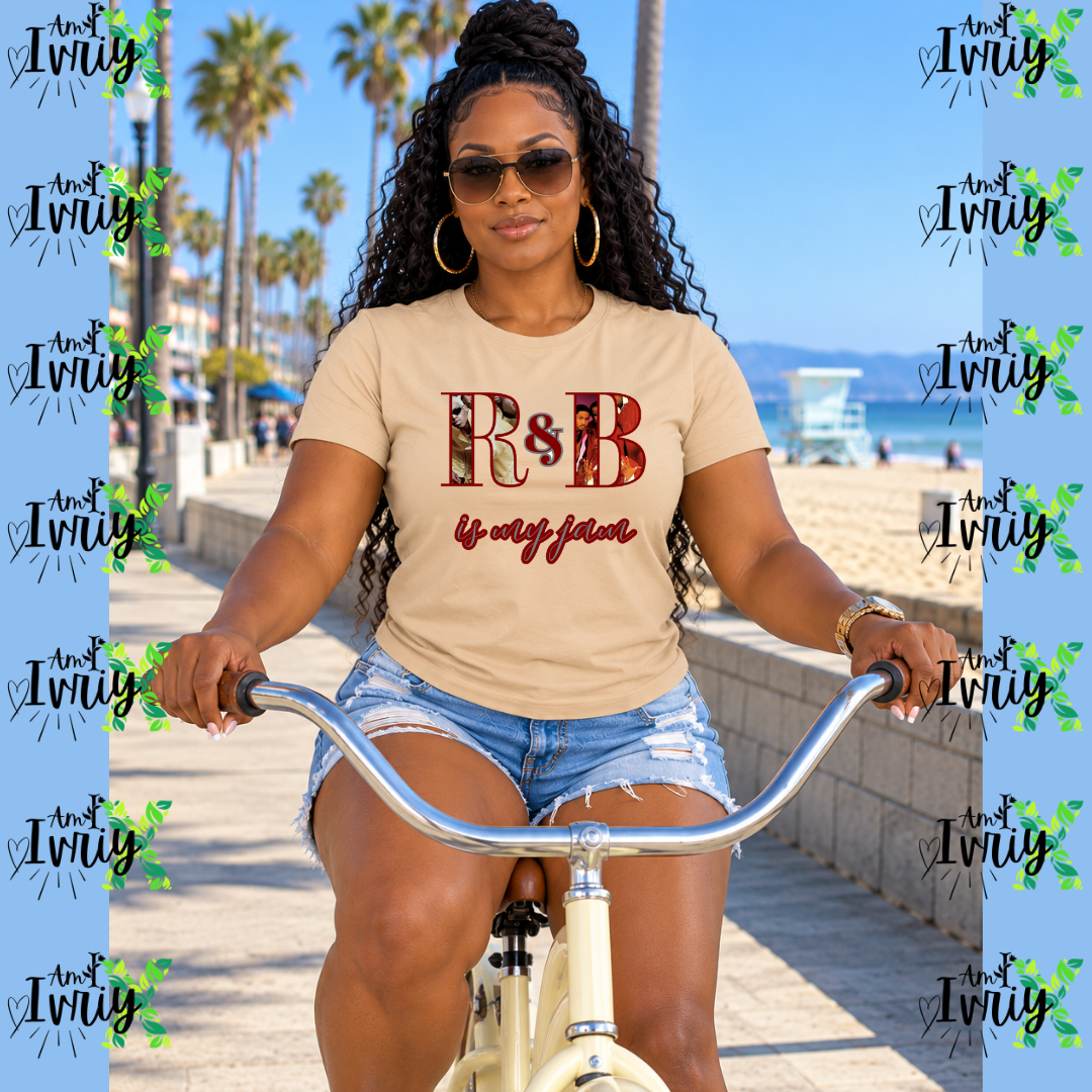 R&B Is My Jam T-Shirt | Vintage Music Lover Graphic Tee