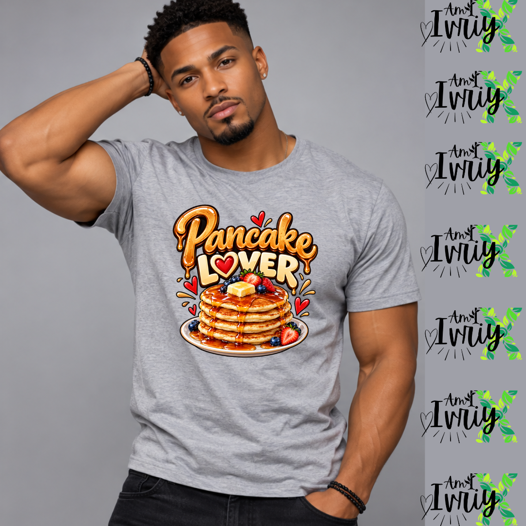 Pancake Lover T-Shirt – Stack Up the Good Vibes