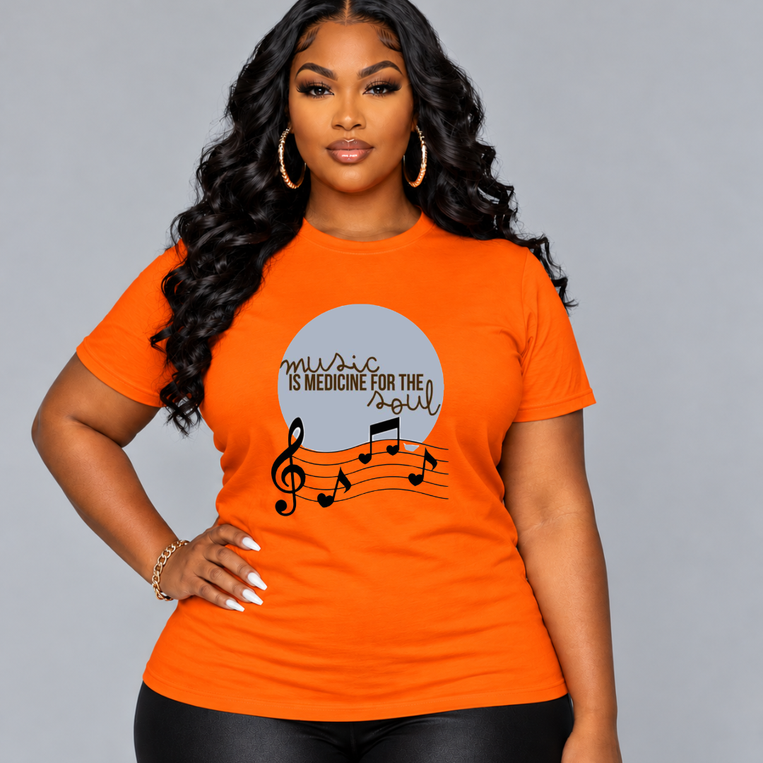 Music Is Medicine for the Soul – Unisex Short Sleeve T-Shirt