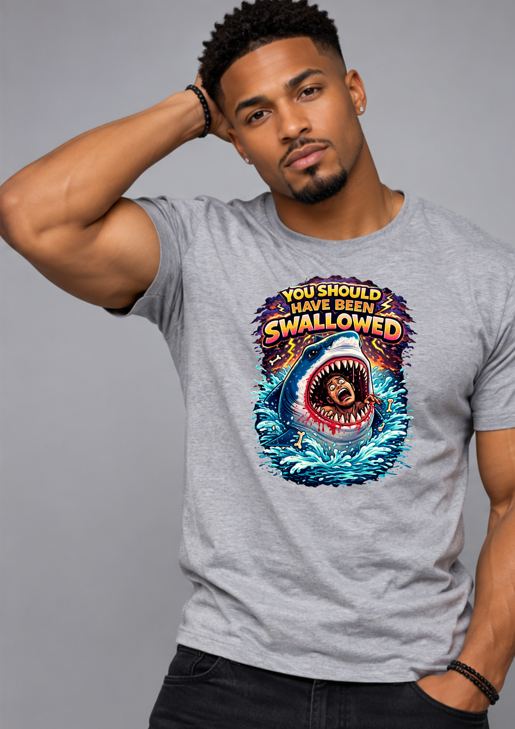 You Should Have Been Swallowed T-Shirt | Funny Sarcastic Graphic Tee | Ivriy American