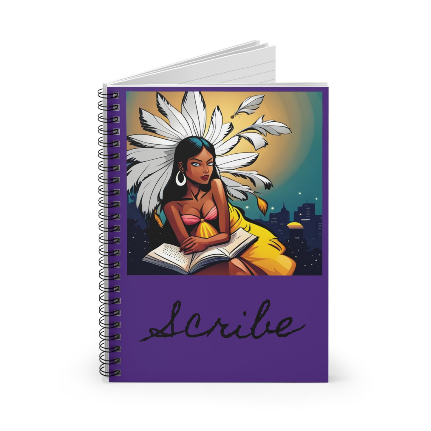 "Scribe" Ivriy American Spiral Notebook - Ruled Line