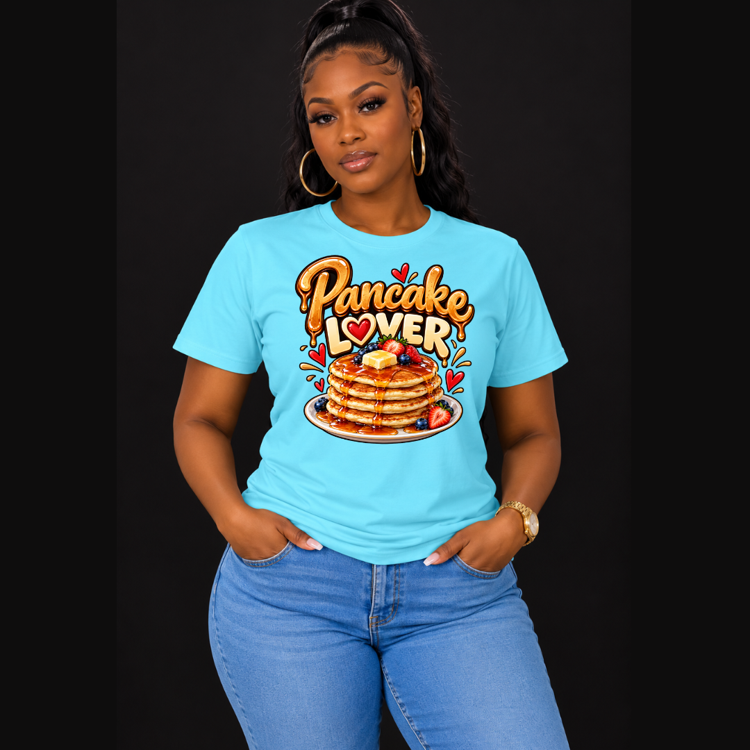 Pancake Lover T-Shirt – Stack Up the Good Vibes