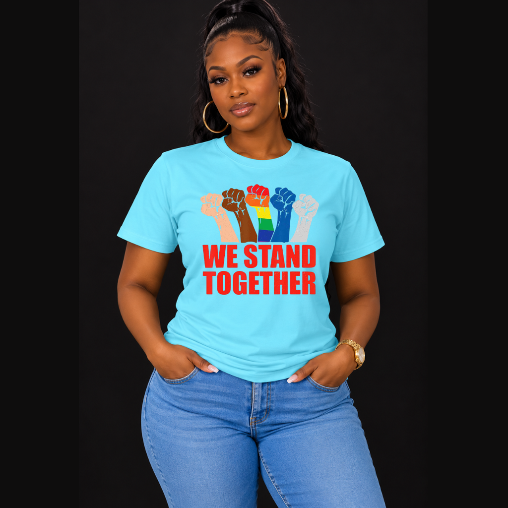 We Stand Together T-Shirt | Unity, Strength & Community Graphic Tee
