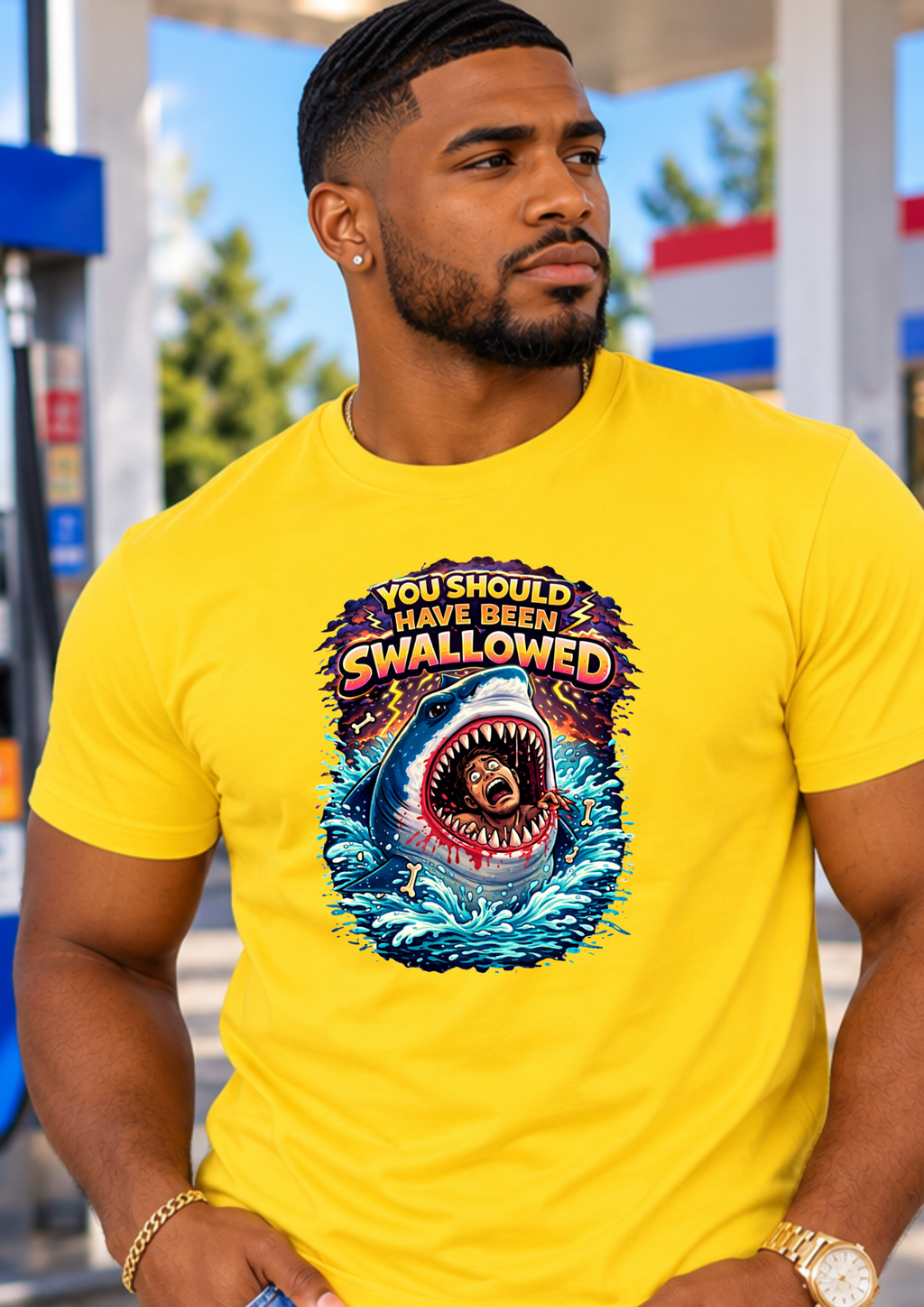 You Should Have Been Swallowed T-Shirt | Funny Sarcastic Graphic Tee | Ivriy American