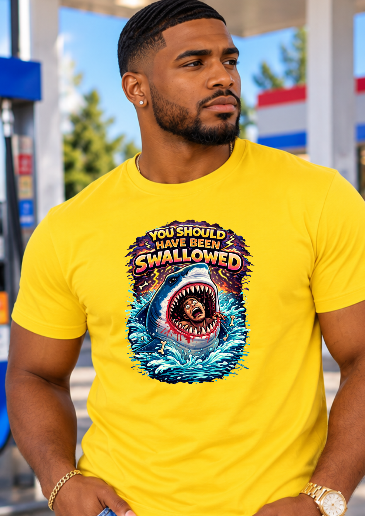 You Should Have Been Swallowed T-Shirt | Funny Sarcastic Graphic Tee | Ivriy American
