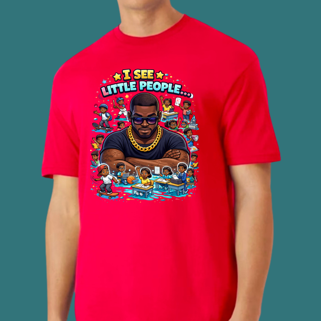 I See Little People Graphic T-Shirt | Family Humor Shirt