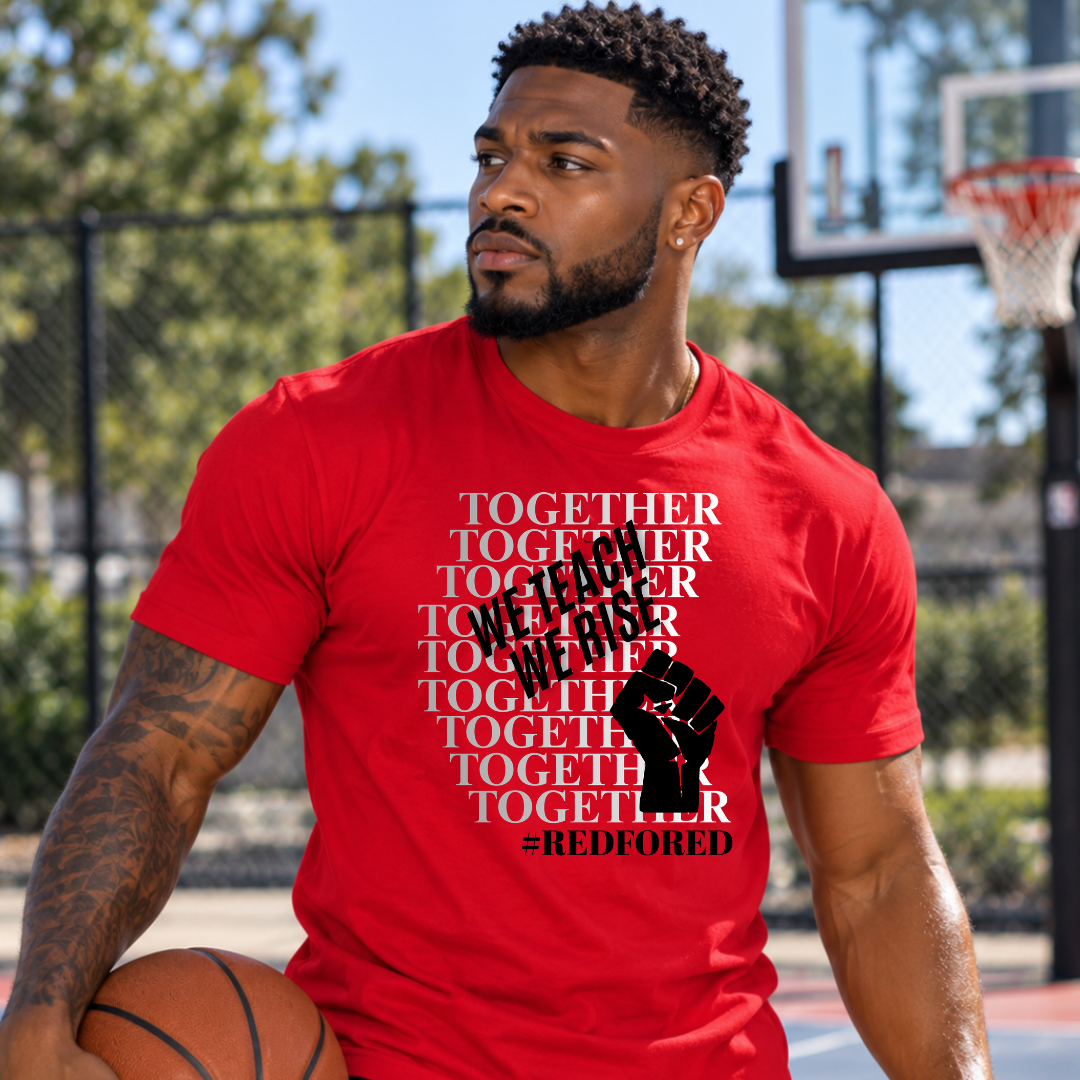 TOGETHER. We Rise (Unity Statement Tee)