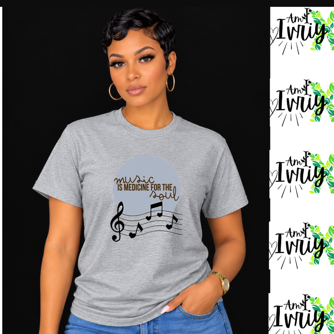 Music Is Medicine for the Soul – Unisex Short Sleeve T-Shirt