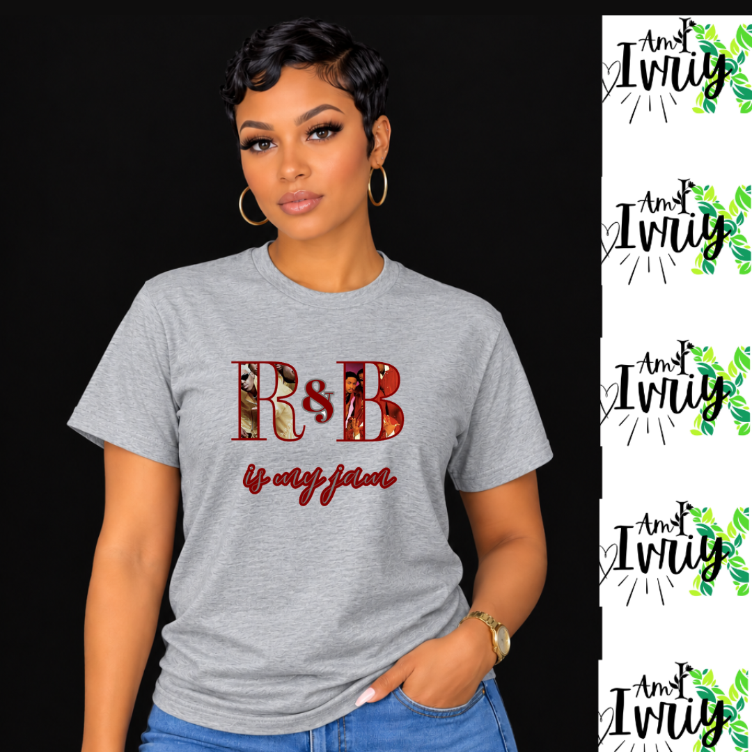R&B Is My Jam T-Shirt | Vintage Music Lover Graphic Tee