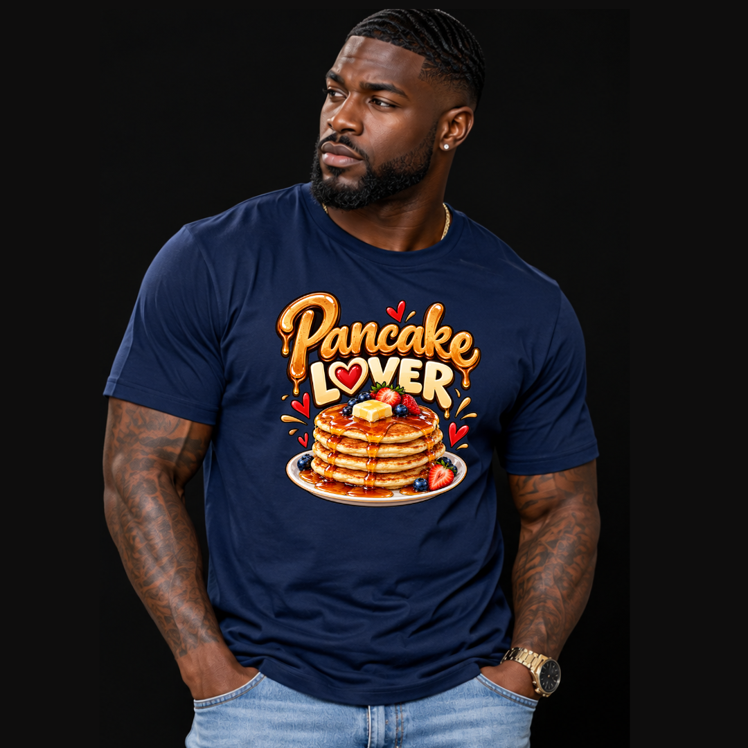Pancake Lover T-Shirt – Stack Up the Good Vibes