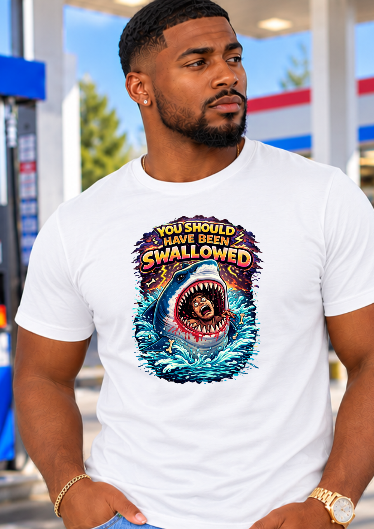 You Should Have Been Swallowed T-Shirt | Funny Sarcastic Graphic Tee | Ivriy American