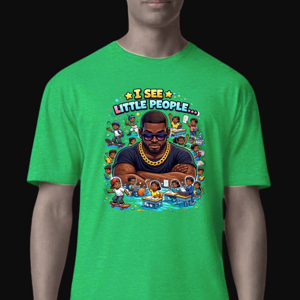 I See Little People Graphic T-Shirt | Family Humor Shirt